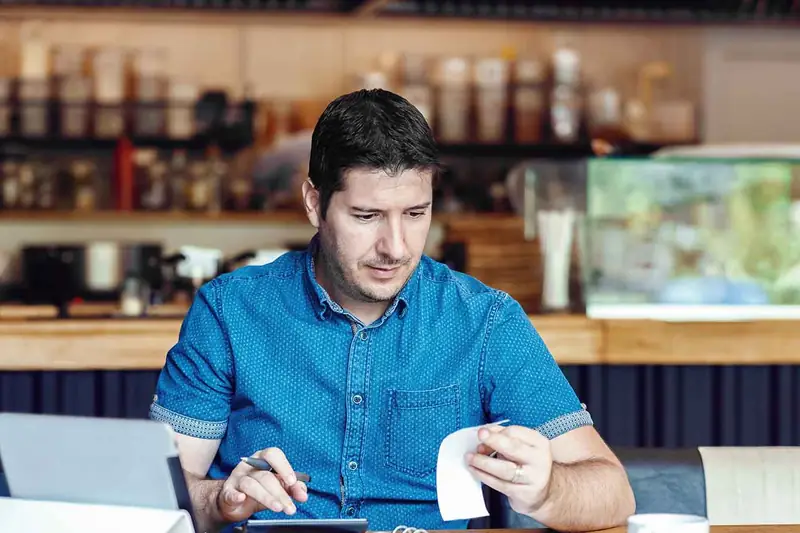 A bar owner writing up the week, on a payment that does not move.